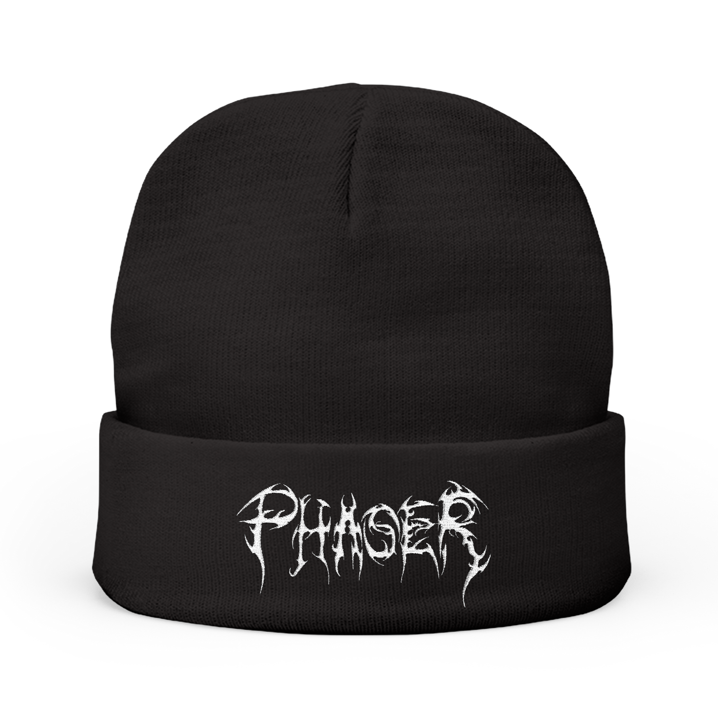 Phaser Embroidered Knit Beanie