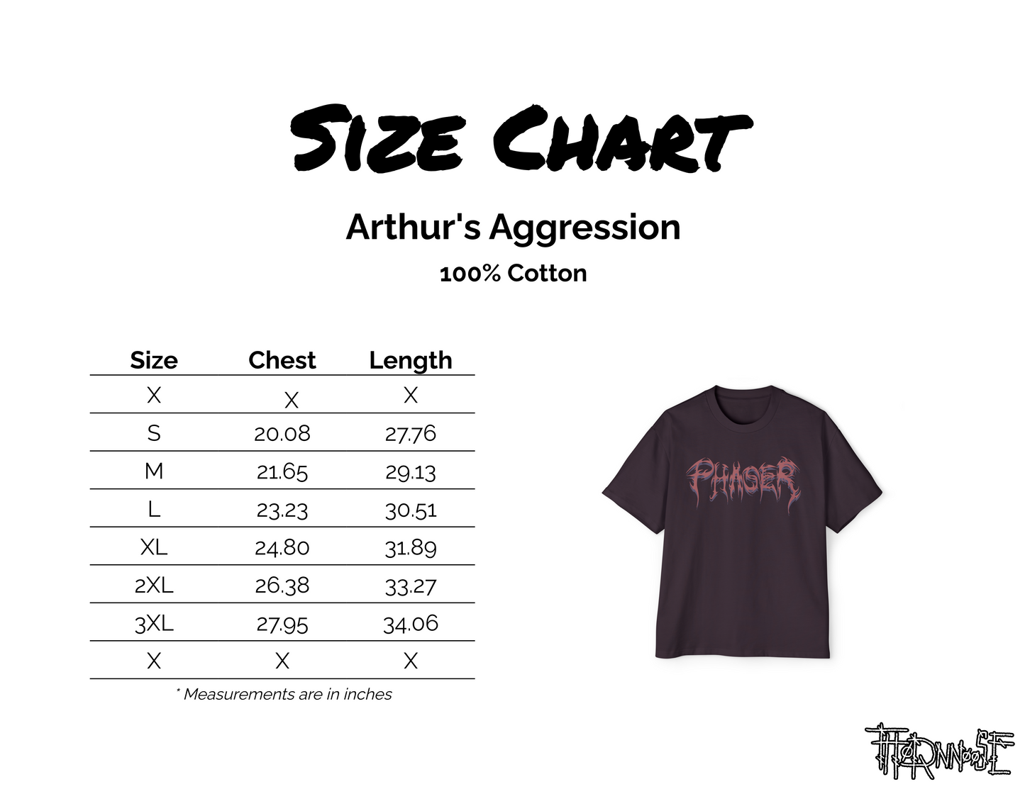 Arthur's Aggression Oversized Tee