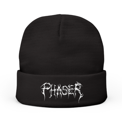 Phaser Embroidered Knit Beanie