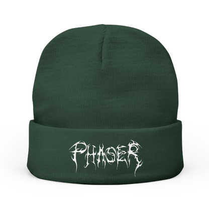 Phaser Embroidered Knit Beanie